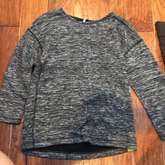 TEXTURED SWEATER WITH ZIPPER BACK - Picture 1 of 3